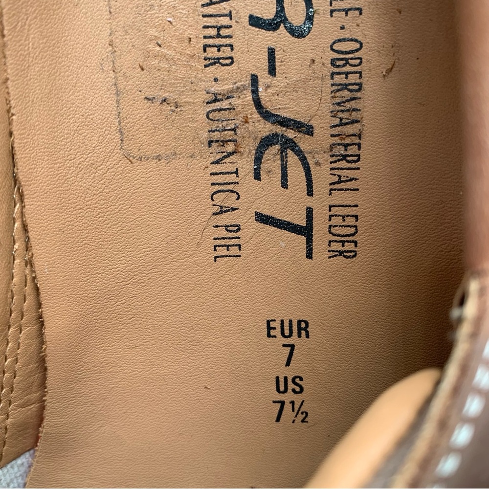 Mephisto Men's Trevis Taupe Boat Shoes SZ 7.5 loafers slip on brown leather 2490 - Picture 6 of 8